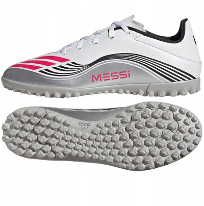 Këpucë futbolli Adidas F50 Messi Club TF M JP7445, për bar sintetik, për burra, me shumë ngjyra