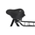 Mbulesë sedilje biçiklete Dunlop Citybike, Memory Foam, 26x23.5cm, e zezë