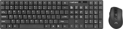 Set tastierë + maus Natec Stingray, i zi