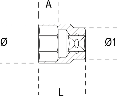Kokë çelësi Beta Tools 928A, 3/4\" square drive, 33mm, metal