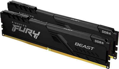 RAM Memorje Kingston FURY Beast - DDR4, 32GB (2x16GB), 3600MHz