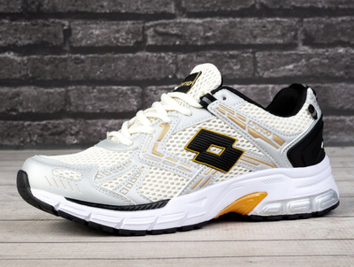 Atlete Lotto Akimoto Shoes M 2400570U, për burra, bezhë me argjend
