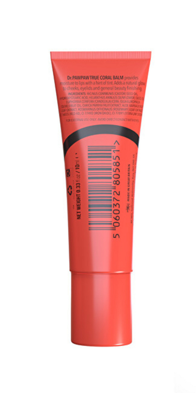 Balsam shumëfunksional Dr. Pawpaw Tinted True Coral Balm, 10 ml