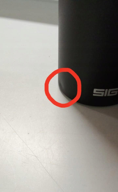 Shishe uji termus Sigg Water Bottle Thermos, 0.75L, alumin, e bardhë