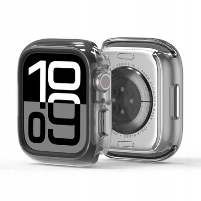 Заштитна маска Dux Ducis Camo за Apple Watch Series 10 42mm, PC TPU, црна