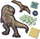 Set kreativ me dinosaur SES Creative 25129 Dino Mega Glowing T Rex World, i madh, që ndriçon në errësirë
