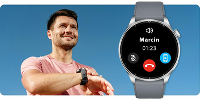 Orë smart për meshkuj Forever Grand SW-710 SMAWAGSW710FOSI, e argjendtë