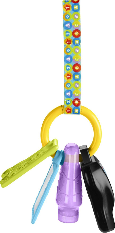 Lodër çelsa Fisher Price Laugh &amp; Learn Play &amp; Go Keys, interaktivë muzikorë, shumëngjyrësh