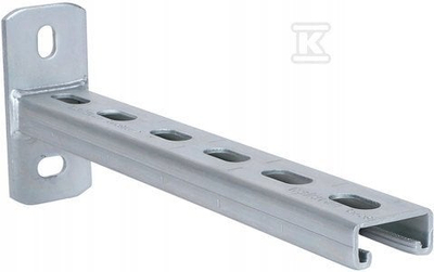 Kënd muri Walraven RapidStrut 21/H, 300mm, metalik, gri