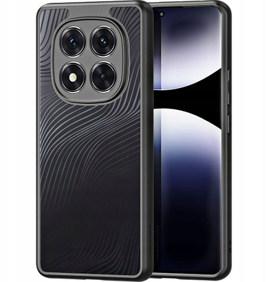 Kapak telefoni Dux Ducis Aimo për Redmi Note 14 Pro 4G, TPU dhe PC, i zi