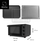 Mini furre Taurus HORIZON23, 26L, 1500W, e zezë