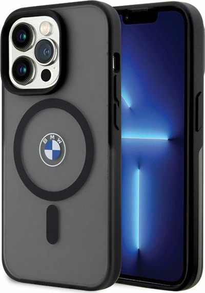 Mbrojtëse telefoni BMW BMHMP14LDSLK për iPhone 14 Pro, hardcase, MagSafe, e zezë