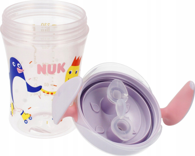 Gotë trajnimi për bebe NUK Evolution Soft, 230 ml, nga 6 muajsh, rozë