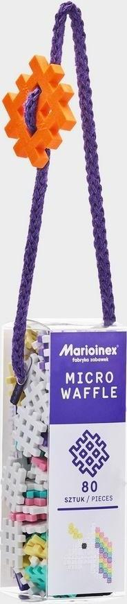 Конструктивна игра Marioinex Micro Waffle Unicorn, 80 елементи, разнобојна