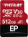 Kartë memorie MicroSDXC Patriot EP UHS-I/U3 A1 V30 (PEF512GEP31MCX), 512 GB, klasa 10