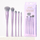 Set furcash make up Jessup T515 Luxury Purple Everyday Essentials, 5 copë, vjollcë
