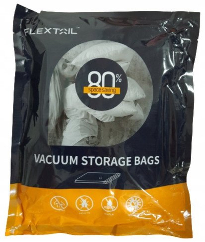 Qese vakumi Flextail Flexbag, 80x60 cm, transparente