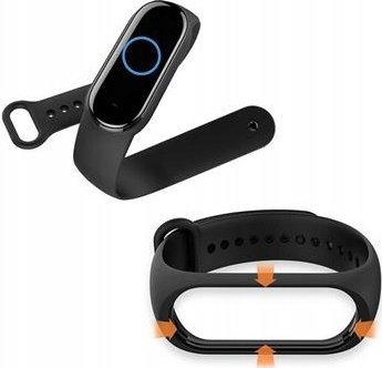 Rrip silikoni për Xiaomi Mi Band 5, 6, 7, krem