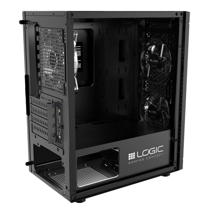 Kuti kompjuteri Logic Concept Aramis, Micro ATX, ARGB, e zezë