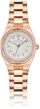 Orë dore për femra Frederic Graff Dumani Rose Gold Steel FXDA, ari rozë
