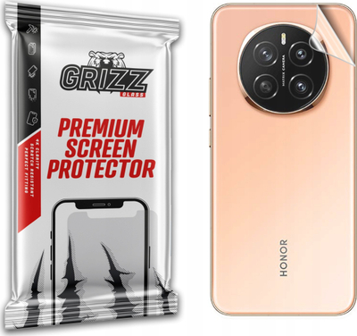 Folie mbrojtëse për pjesën e pasme Grizz SatinSkin për Honor Magic7, transparente