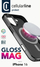 Maskë telefoni Cellularline Gloss Mag MagSafe për iPhone 16, rezistente ndaj goditjeve, transparente, e zezë