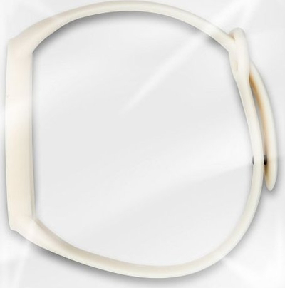 Rrip silikoni për Xiaomi Mi Band 5, 6, 7, krem