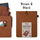 Bookaroo Books And Stuff Pouch Brown - If Cardboard Creations Ltd