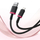 Kабел за полнење Baseus Dura Cable, 1m, 2.4A, црвено-црн
