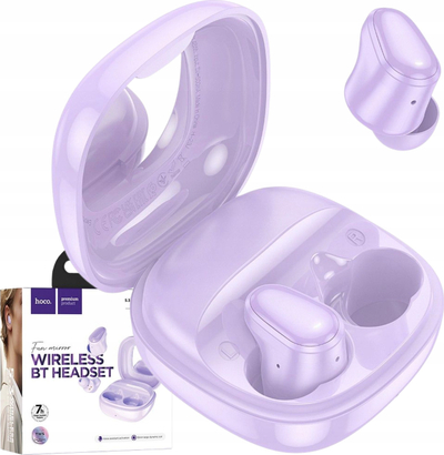 Kufje wireless Hoco EQ13 Fun, Bluetooth 5.3, 7 orë bateri, vjollcë