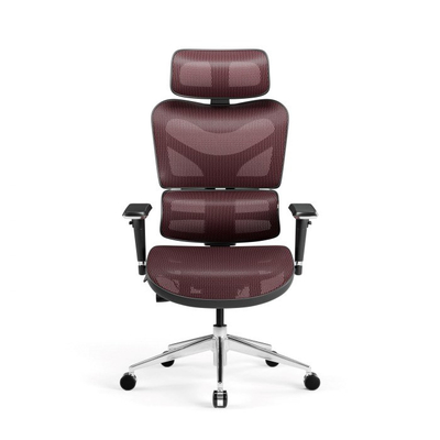 Karrige zyre Diablo V Commander, ergonomike, e zezë burgundy