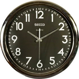 Orë muri Secco TS6007-17, e zezë
