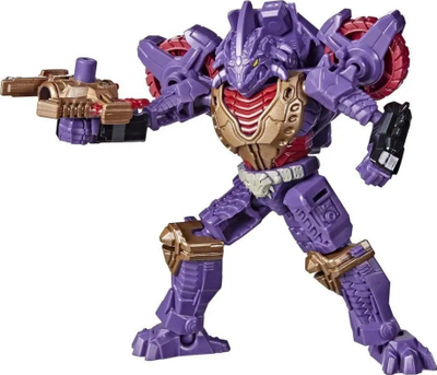 Figurë lodër Transformers Generations Legacy Core Skywarp, 8.5 cm, robot transformues, e zezë vjollcë