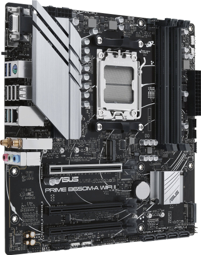 Pllakë amë ASUS Prime B650M-A WiFi II, AMD AM5, DDR5, e zezë