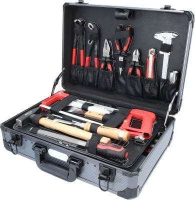 Set veglash KS Tools 911.0649, 149 pjesë, 1/4" 1/2", me kuti alumini