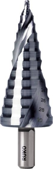 Bit shkallor Ruko 101652P, HSS, 8-30mm, 94.5mm, gri