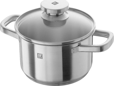 Set tenxheresh Zwilling Quadro, 8 pjesë, çelik inox, për soba me induksion, ngjyrë argjendtë