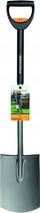 Lopatë kopshti Fiskars Ergonomic 1067512, teh i drejtë, ergonomike, gri