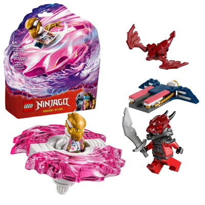 Set lodrash LEGO NINJAGO Sora’s Spinjitzu Dragon 71824, ndërtim kreativ, për fëmijë