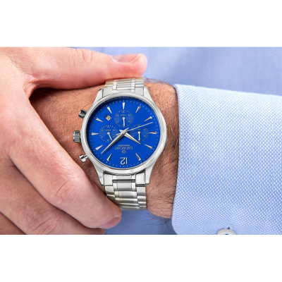 Ora dore Giewont Watch, dizajn elegant, shumëngjyrëshe