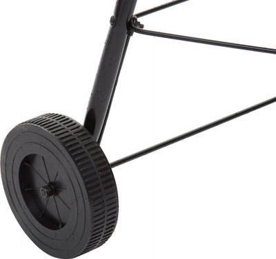 Barbekjo me qymyr Neka Juna, diametër 34 cm, me rrota, e zezë