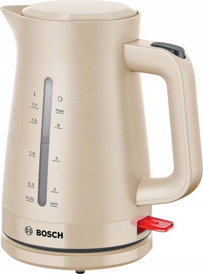 Çajnik elektrik Bosch MyMoment TWK3M127, 2400W, 1.7L, bezhë