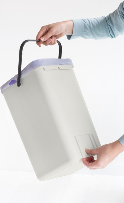 Koshi riciklimi Brabantia Sort and Go, 12L, plastikë, i bardhë