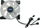Ftohës Azza Hurricane II ARGB (FNAZ-12DRGB2-241), i zi