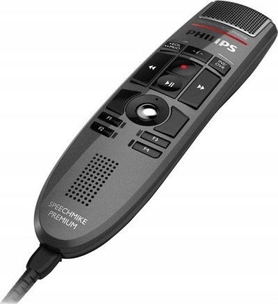 Mikrofon diktimi Philips LFH3500 SpeechMike Premium, USB, profesional