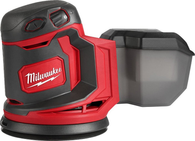 Lëmues orbital Milwaukee M18 BOS125, 18V, 125mm, i kuq