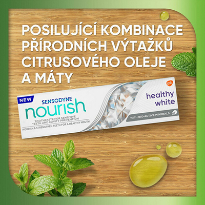 Pastë dhëmbësh Sensodyne Nourish Healthy White, 75 ml
