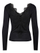Bluzë për femra Pieces mIE0719, e zezë
