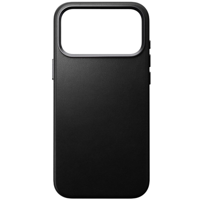 Mbulesë telefoni Nomad për iPhone 17 Pro Max, lëkurë tradicionale, e zezë