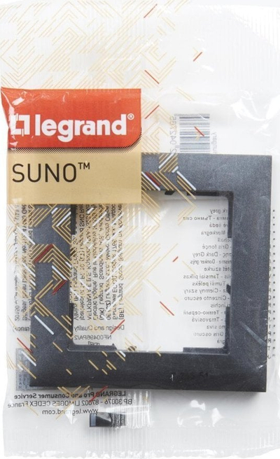 Kornizë Legrand SUNO 721551, për një modul, gri e errët